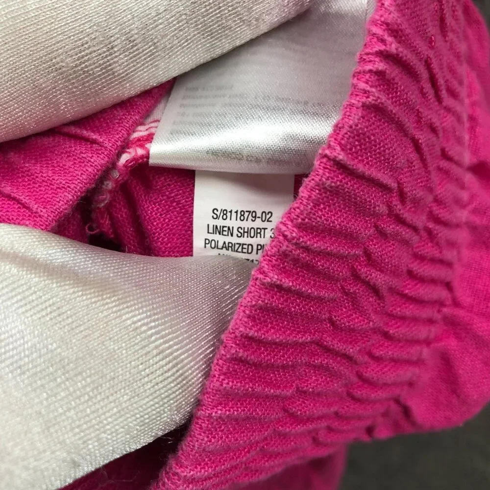 Old Navy Linen Blend Shorts Womens‎ S Pink Pull On 3''